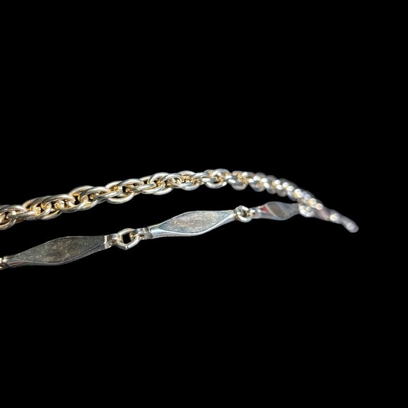 Vintage Sarah Coventry Yellow Brown Gold Tone Long Statement Necklace - Picture 9 of 9